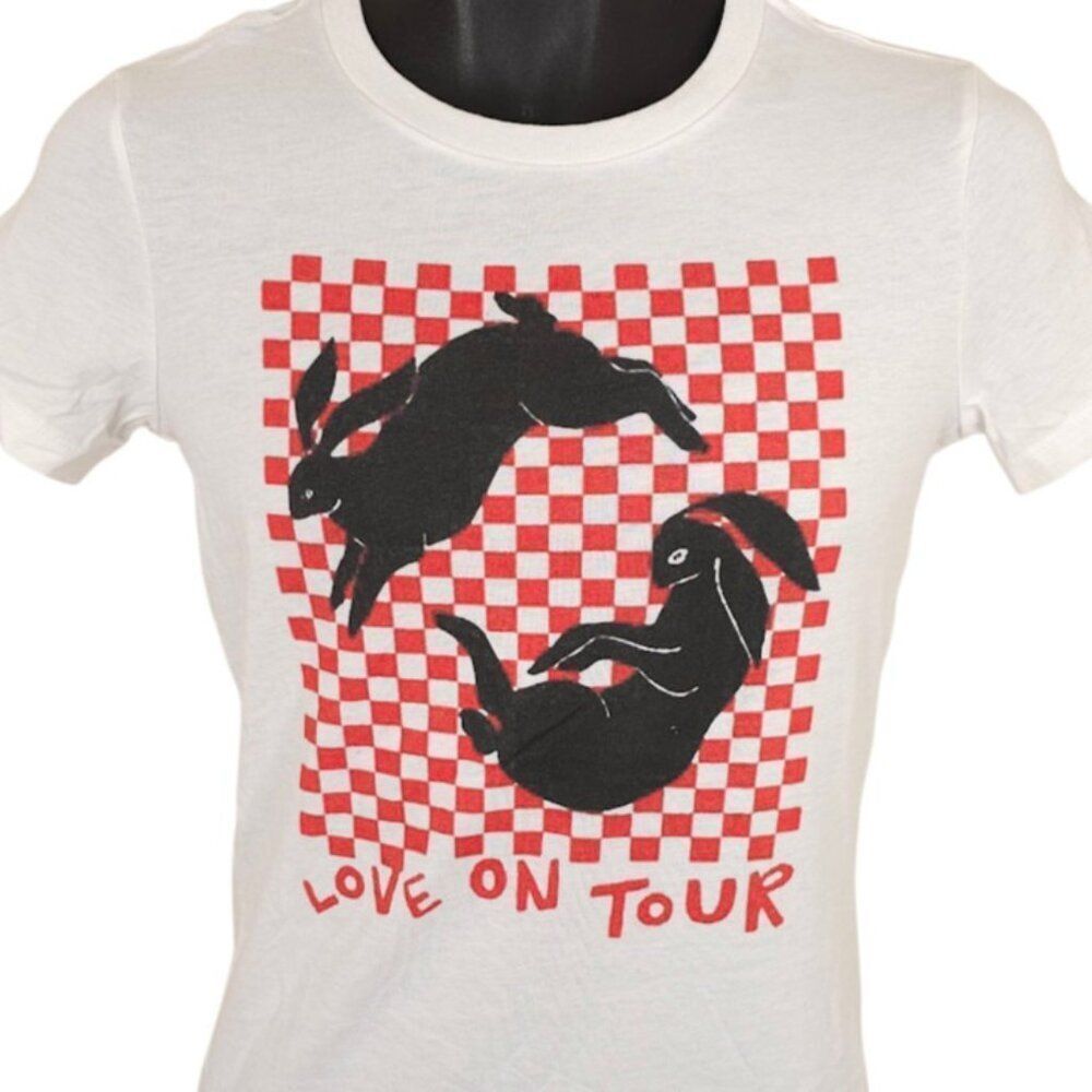 Harry Styles T Shirt Womens Size Medium White Love On Tour